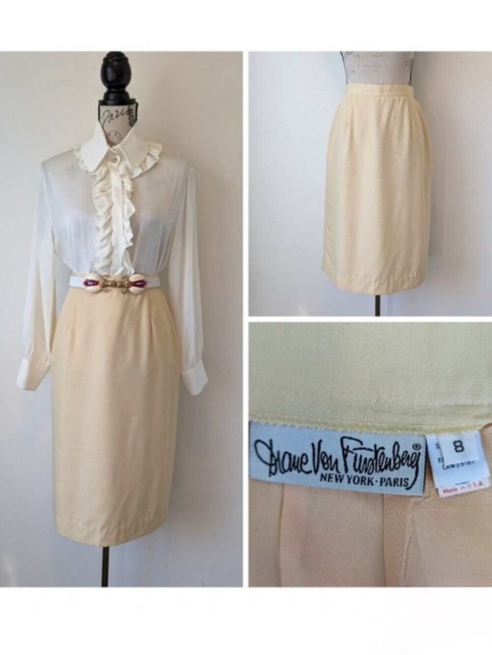 Vintage Diane Von Furstenberg Skirt - union made